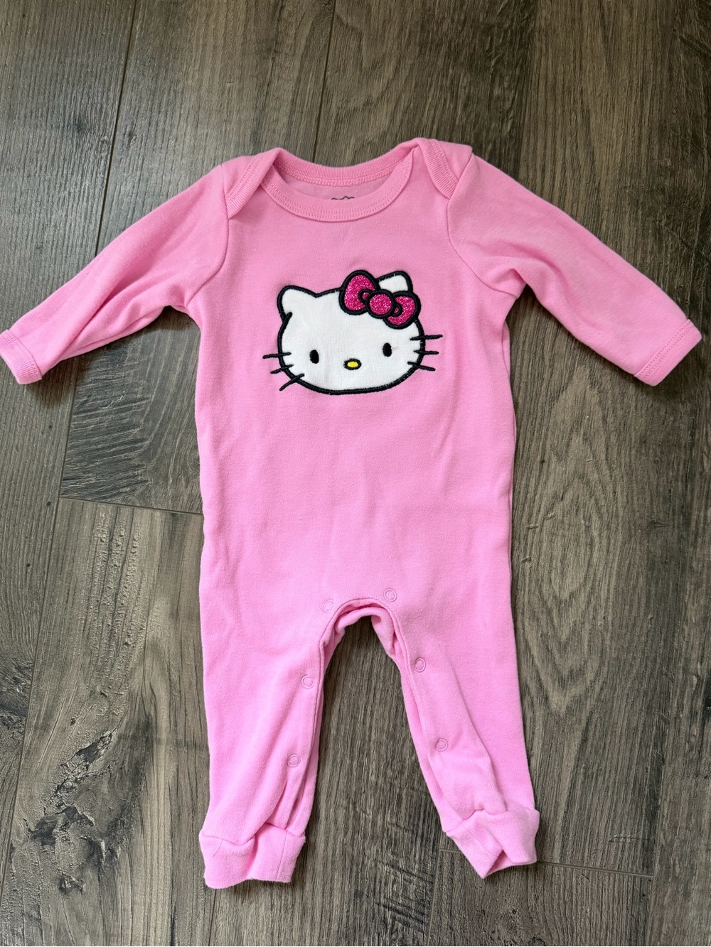 Hello Kitty Pink Baby One-Piece Romper